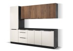 Zestaw "A" mebli kuchennych Monza/Arona 260cm z blatem