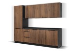 Zestaw mebli kuchennych Monza 260cm z blatem