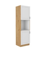 Szafka stojąca do zabudowy piekarnika Stilo biały/artisan 60 DP-210 2F