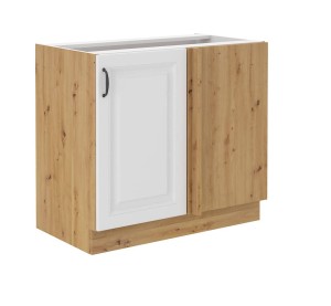 Szafka dolna narożna Stilo biały/artisan 105 ND 1F BB