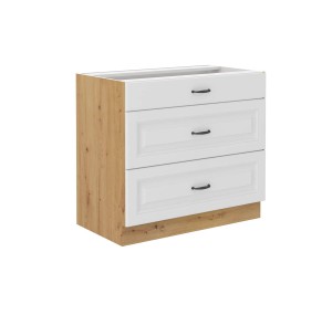 Szafka stojąca Stilo biały/artisan 80 D 3S BB