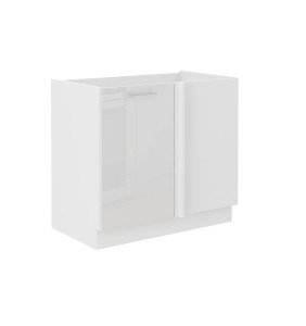 Szafka dolna narożna Lara biały połysk 105 ND 1F BB