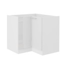 Szafka dolna narożna Lara biały połysk 90x90 ND 2F BB