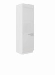 Zabudowa lodówki Lara biały połysk 60 LO-210 2F 