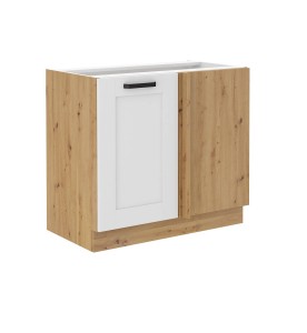 Szafka dolna narożna Luna biały/artisan 105 ND 1F BB