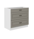 Szafka dolna Stilo Clay Grey/biały 80 D 3S BB