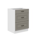 Szafka dolna Stilo Clay Grey/biały 60 D 3S BB