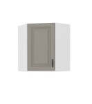 Szafka wisząca narożna Stilo Clay Grey/biały 60x60 GN-72 (45°) 1F