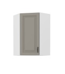 Szafka wisząca narożna Stilo Clay Grey/biały 60x60 GN-90 (45°) 1F