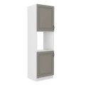 Zabudowa piekarnika Stilo Clay Grey/biały 60 DP-210 2F 