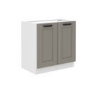 Szafka dolna Luna Clay grey/biały 80 ZL 2F BB