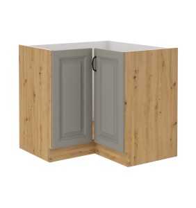 Szafka narożna Stilo Clay grey/artisan 90x90 ND 2F BB