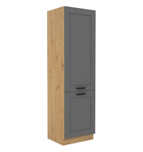 Zabudowa lodówki Luna Dust grey/artisan 60 LO-210 2F