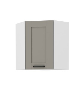Szafka narożna Luna Clay grey/biały 60x60 GN-72 (45°) 1F