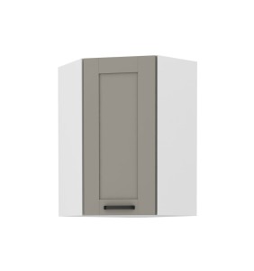 Szafka narożna Luna Clay grey/biały 60x60 GN-90 (45°) 1F 