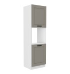 Zabudowa piekarnika Luna Clay Grey/biały 60 DP-210 2F