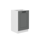 Szafka dolna Luna Dust grey/biały 50 ZL 1F BB