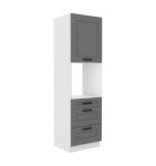  Zabudowa piekarnika Luna Dust grey/biały 60 DPS-210 3S 1F