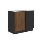 Szafka narożna Monza orzech 105 ND 1F BB