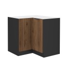 Szafka narożna Monza orzech 90x90 DN 1F BB