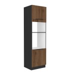 Zabudowa piekarnika oraz mikrofali Monza orzech 60 DPM-210 2F