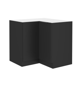 Szafka narożna Siena czarny 90x90 DN 1F BB