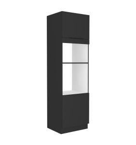 Zabudowa piekarnika oraz mikrofali Siena czarny 60 DPM-210 2F