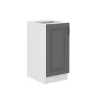 Szafka dolna Stilo Dust grey/biały 40 D 1F BB