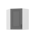 Szafka narożna Stilo Dust grey/biały 60x60 GN-72 (45°) 1F
