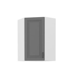 Szafka narożna Stilo Dust grey/biały 60x60 GN-90 (45°) 1F 