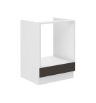 Zabudowa piekarnika Stilo Grafit/biały 60 D GAZ BB