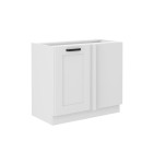 Szafka narożna Luna biały/biały 105 ND 1F BB