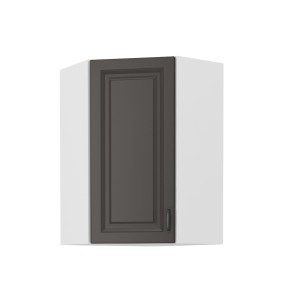 Szafka narożna Stilo Grafit/biały 60x60 GN-72 (45°) 1F 