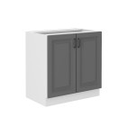 Szafka dolna Stilo Dust grey/biały 80 D 2F BB