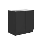 Zabudowa zlewu Siena czarny 80 ZL 2F BB