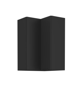 Szafka narożna Siena czarny 60x60 GN-90 2F (90°)   