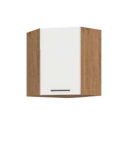 Szafka górna narożna Vigo biały połysk 60x60 GN-72 (45°) 1F