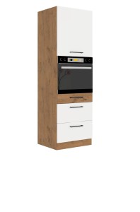 zabudowa piekarnika Vigo biały połysk 60 DPS-210 3S 1F