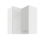 Szafka wisząca narożna Lara biały połysk 60x60 GN-72 (90°) 2F