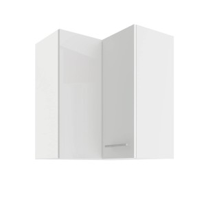 Szafka wisząca narożna Lara biały połysk 60x60 GN-72 (90°) 2F