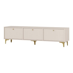 Szafka RTV Tokio 3K beż piaskowy noga rozgwiazda