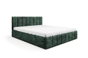 Łóżko tapicerowane Lena 180x200 boucle zieleń - tkanina Abriamo 9