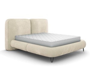 Łóżko tapicerowane z pojemnikiem 180x200 Verona beż Monolith 04