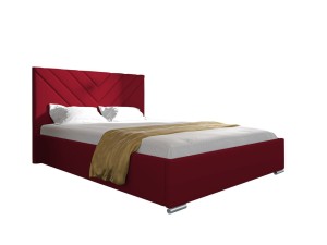Łóżko tapicerowane Marta 160x200 czerwony - Kronos 02