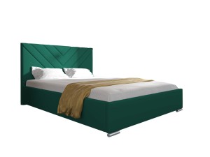 Łóżko tapicerowane Marta 180x200 butelkowa zieleń - Kronos 19