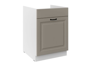 Zabudowa zlewu Stilo Clay Grey/biały 60 ZL 1S BB szuflada