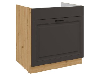 Zabudowa zlewu Stilo Grafit/artisan 80 ZL 1S BB szuflada