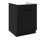 Zabudowa zlewu Siena czarny 60 ZL 1S BB szuflada