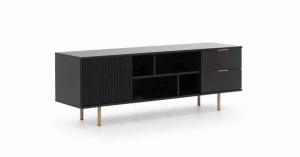 Szafka RTV Nubia czarny mat