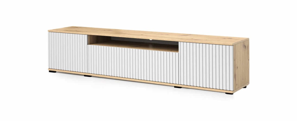 Komoda rtv agnes artisan białe  plastikowe niskie.jpg